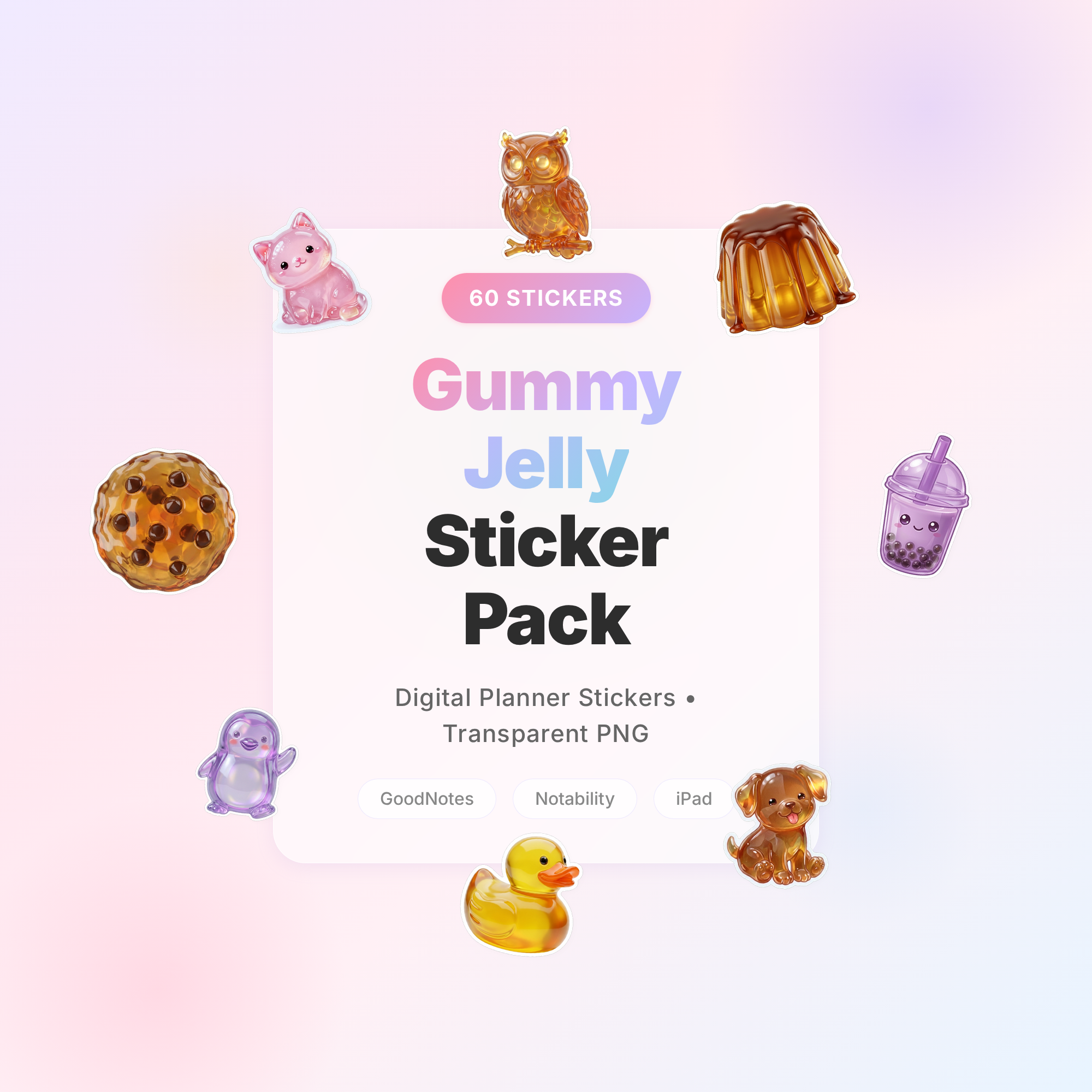 Gummy Jelly Stickers