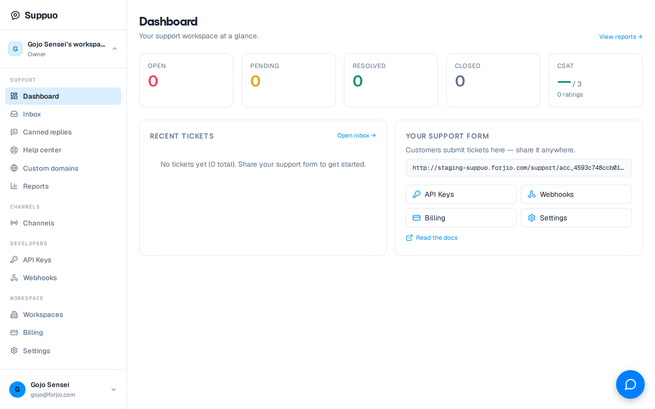 Suppuo features